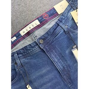 ARTFUL REBEL Mens 38W 33L Mason Athletic Fit Dark Wash Denim Jeans New With Tags